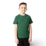 Polera Niño Logo Pequeño Verde Lacoste