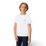 Polera Niño Logo Pequeño Blanco Lacoste