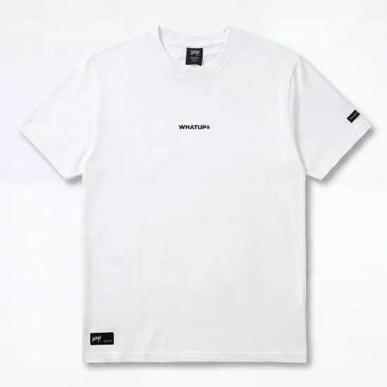 Polera Hombre Classic Logo White Whatup
