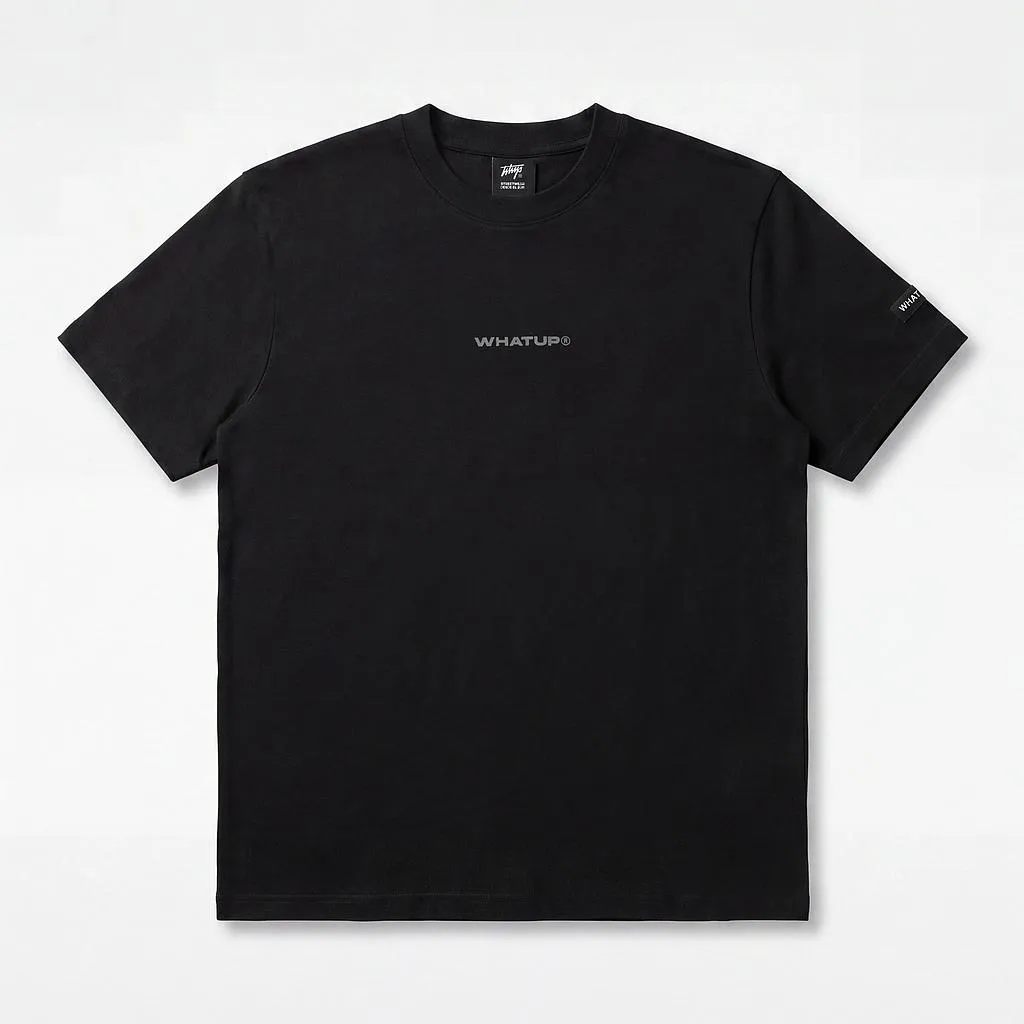 Polera Hombre Classic Logo Black Whatup