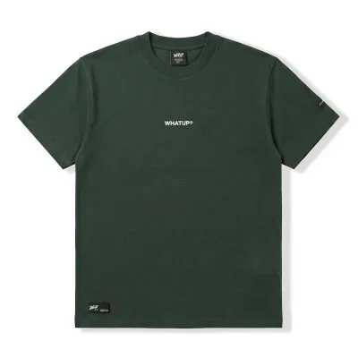 Polera Hombre Classic Logo Verde Whatup
