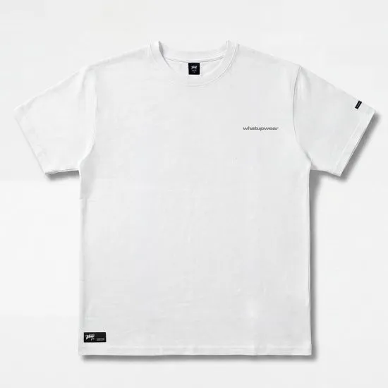 Polera Hombre Classic Tiny Icon White Whatup