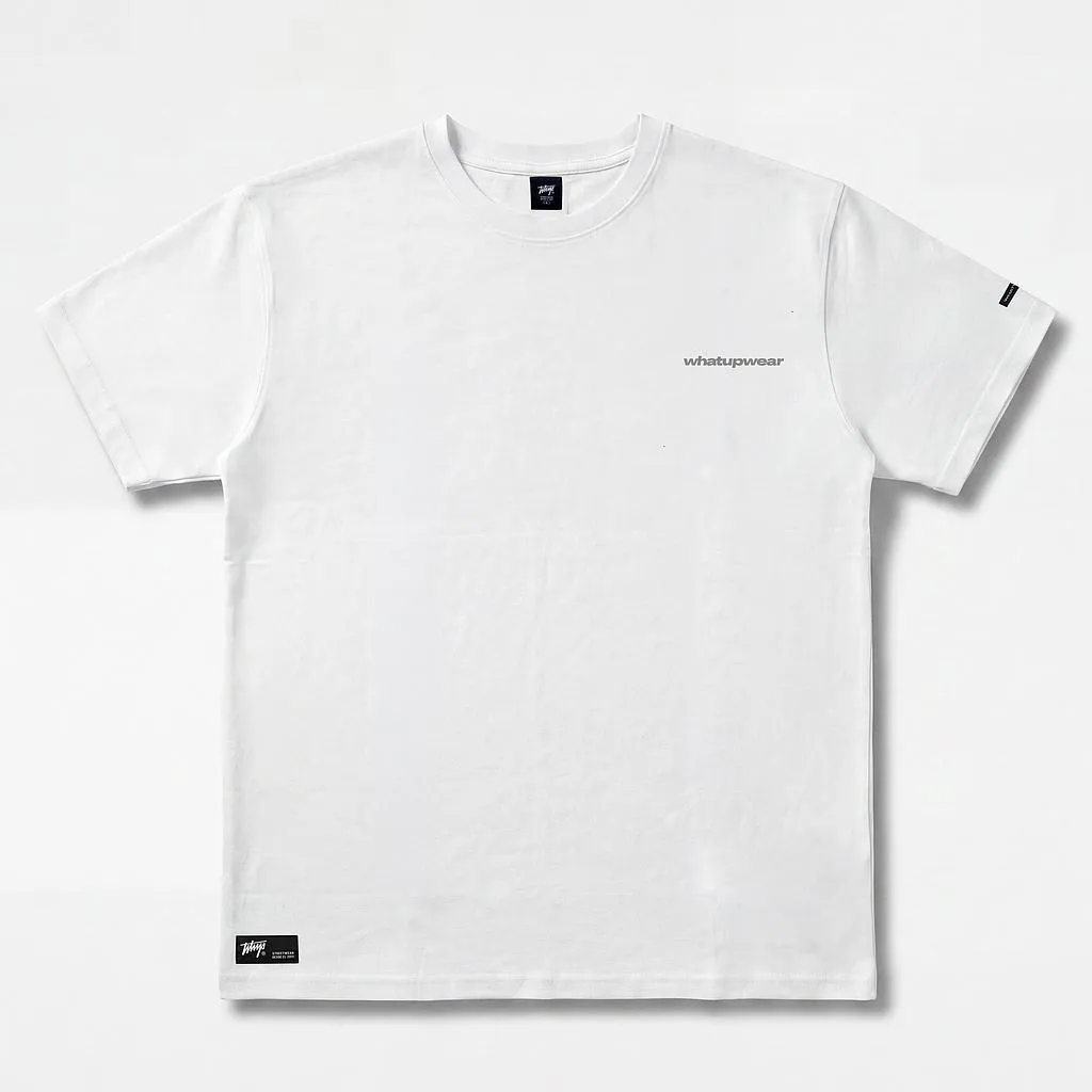 Polera Hombre Classic Tiny Icon White Whatup