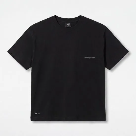 Polera Hombre Classic Tiny Icon Black Whatup