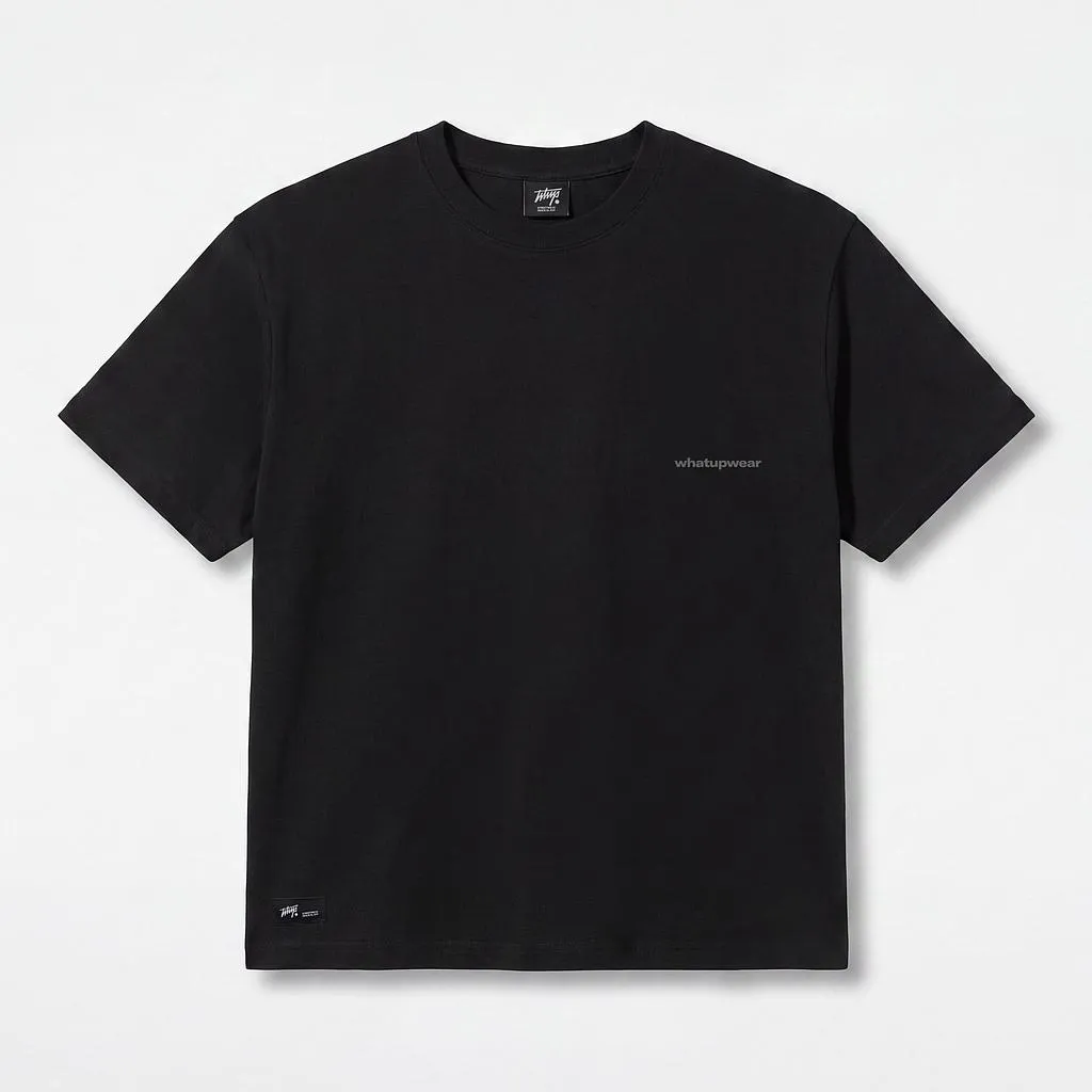 Polera Hombre Classic Tiny Icon Black Whatup