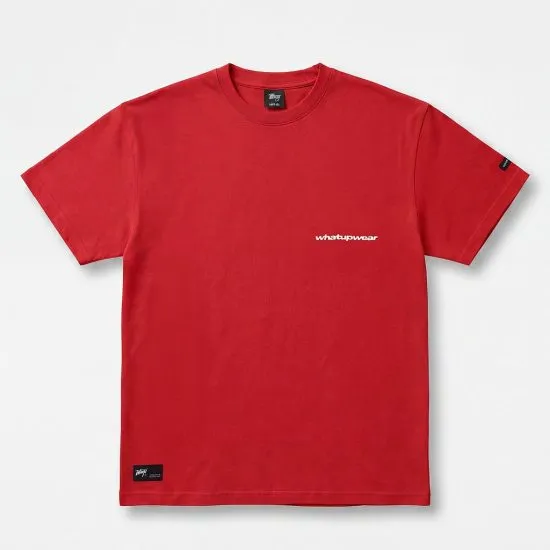 Polera Hombre Classic Tiny Icon Red Whatup