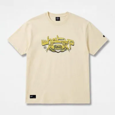 Polera Hombre Oversize Faith Sand Yellow Whatup