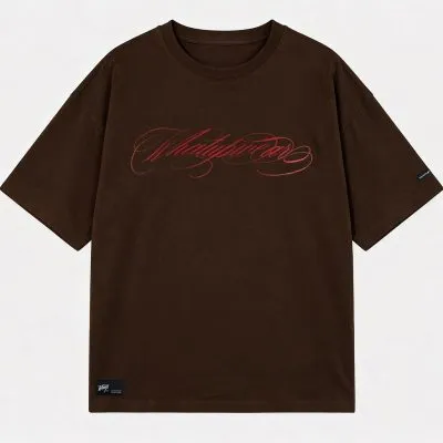 Polera Hombre Boxy Logo Red Whatup