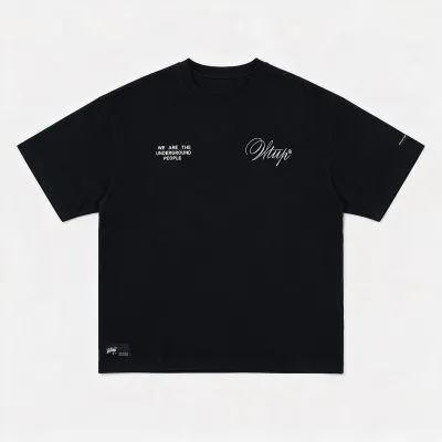 Polera Hombre Oversize Creatives From The Under Black Whatup