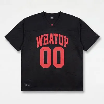 Polera Hombre Boxy Mesh 00 Black Whatup