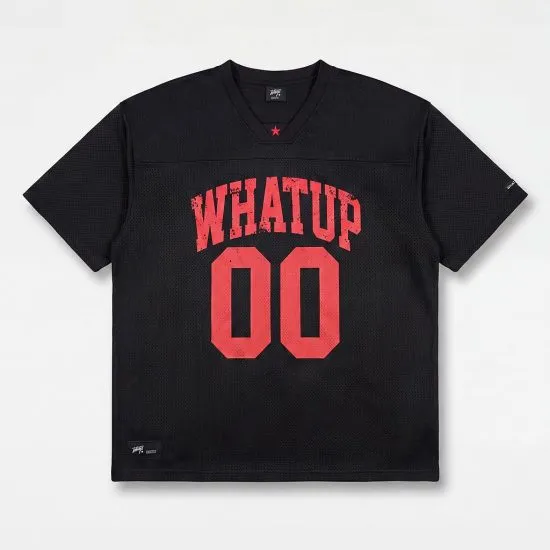 Polera Hombre Boxy Mesh 00 Black Whatup
