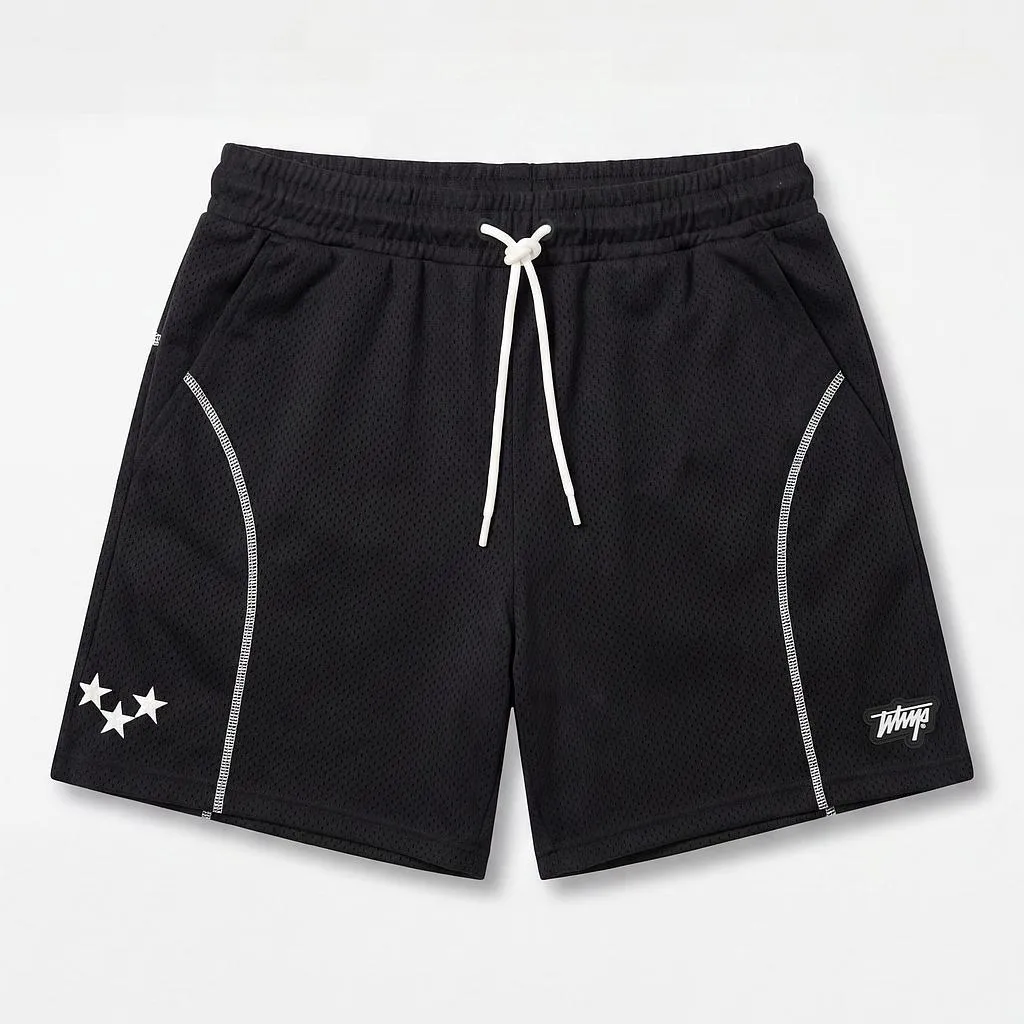 Short Hombre Black White Whatup