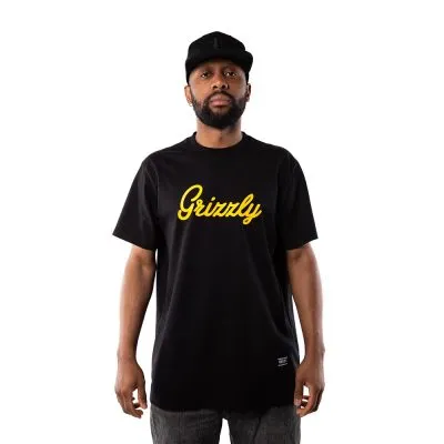Polera Hombre Griptape Print Script Grizzly