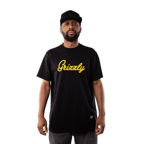 Polera Hombre Griptape Print Script Grizzly