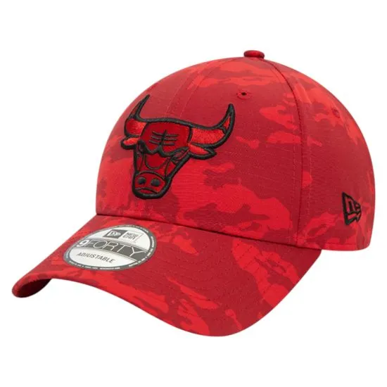 Jockey New Era 9Forty Chicago Bulls Camo Rojo Osfm - Imagen 2