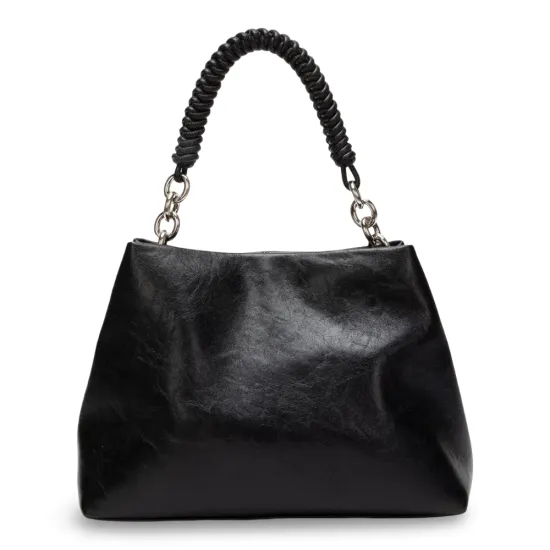 Cartera Bandolera Grande Craquele Negro CAR3633 Gacel - Imagen 6
