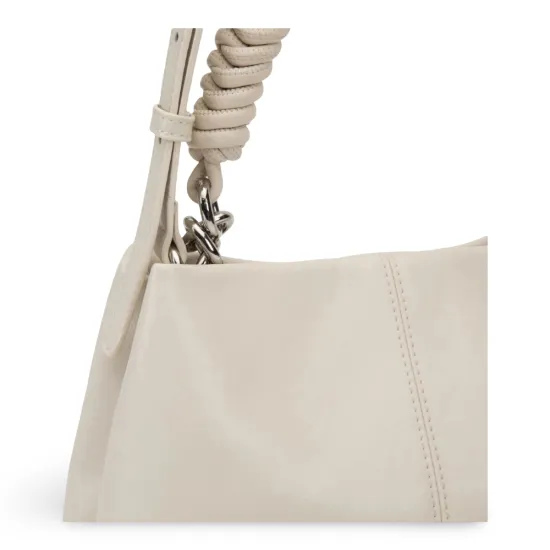 Cartera Bandolera Grande Craquele Off White CAR3634 Gacel - Imagen 2