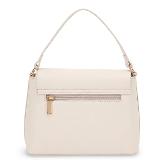 Cartera Bandolera Grande Graneado Off White CAR3557 Gacel - Imagen 5