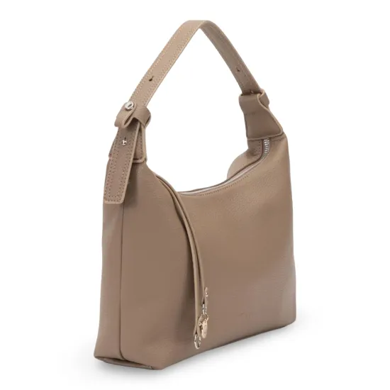 Cartera Bandolera Grande Graneado Taupe CAR3644 Gacel - Imagen 2