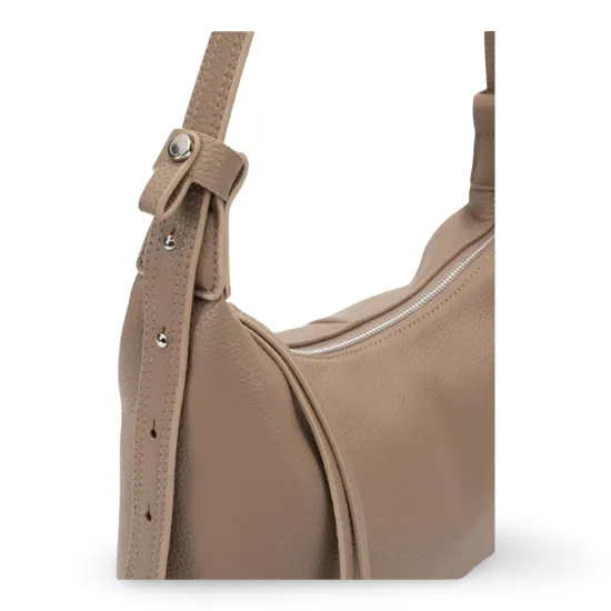 Cartera Bandolera Grande Graneado Taupe CAR3644 Gacel - Imagen 4
