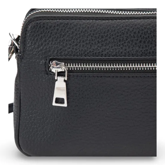 Cartera Bandolera Pequeña Graneado Negro CAR3630 Gacel - Imagen 6