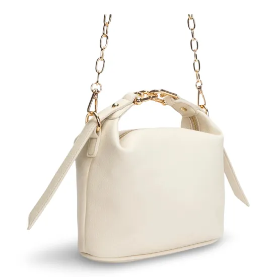 Cartera Bandolera Pequeña Off White CAR3599 Gacel - Imagen 3