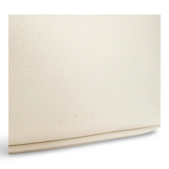 Cartera Bandolera Pequeña Off White CAR3599 Gacel - Imagen 5