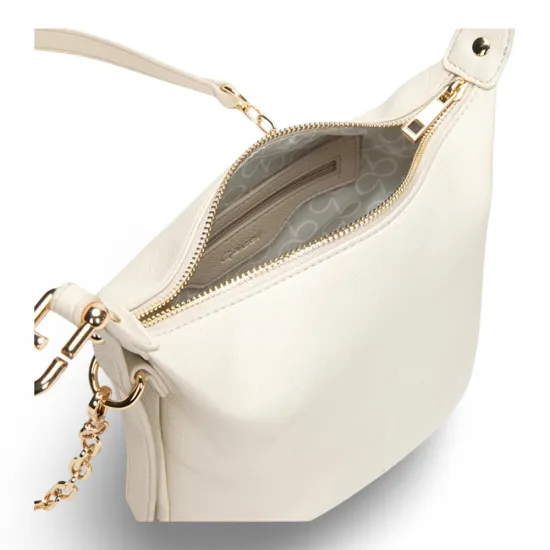 Cartera Bandolera Pequeña Off White CAR3599 Gacel - Imagen 8