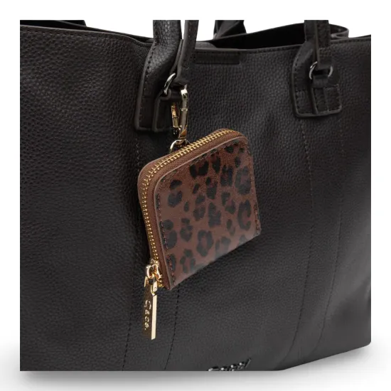 Cartera Shopping Notebook Graneado Chocolate CAR3586 Gacel - Imagen 6