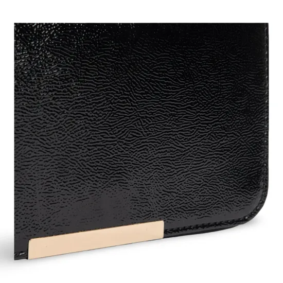 Cartera Clutch Verniz Negro CAR3593 Gacel - Imagen 5