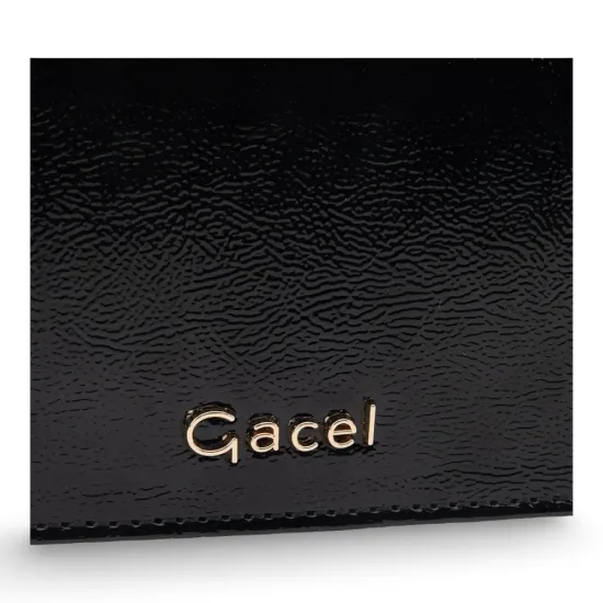 Cartera Clutch Verniz Negro CAR3593 Gacel - Imagen 8