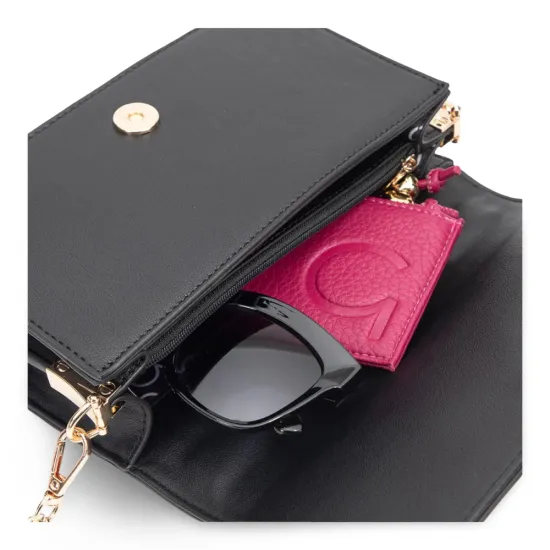 Cartera Clutch Verniz Negro CAR3593 Gacel - Imagen 9