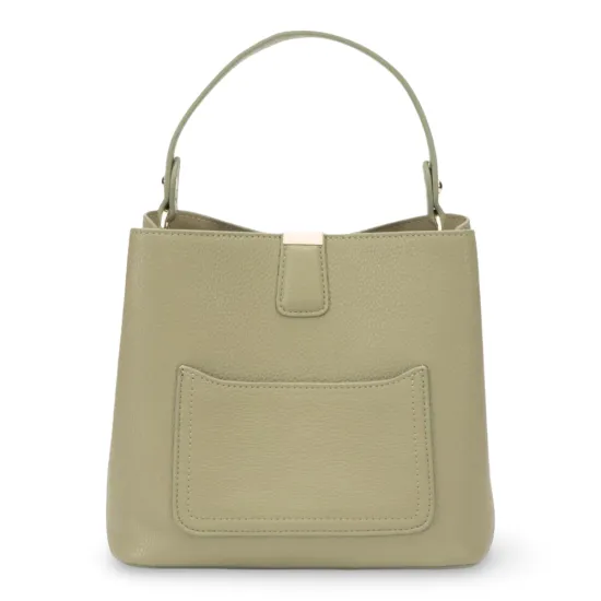 Cartera Bucket Graneado Verde CAR3629 Gacel - Imagen 3