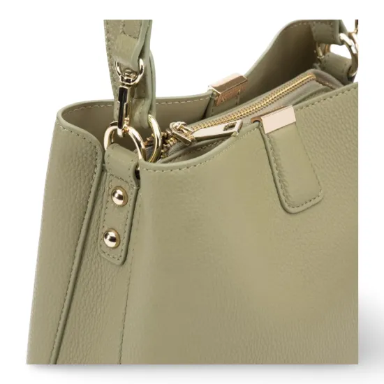 Cartera Bucket Graneado Verde CAR3629 Gacel - Imagen 5