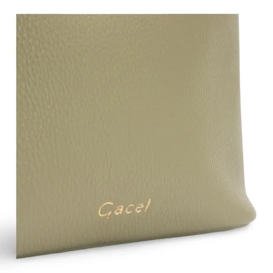 Cartera Bucket Graneado Verde CAR3629 Gacel - Imagen 6