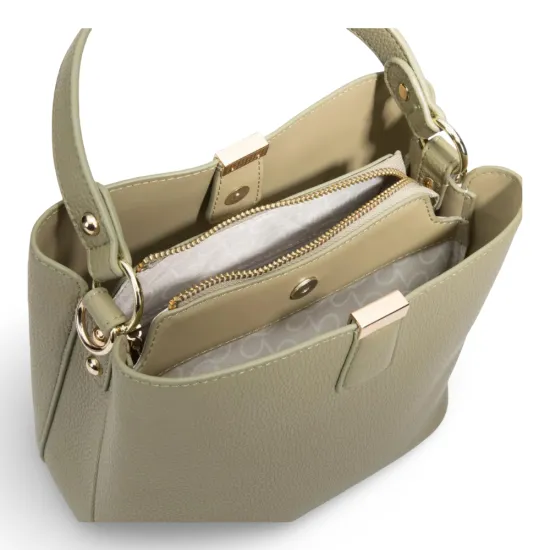 Cartera Bucket Graneado Verde CAR3629 Gacel - Imagen 9