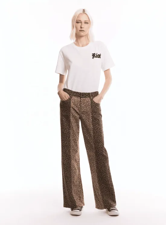 Jeans Bambi Estampado Animal Print Foster - Imagen 5