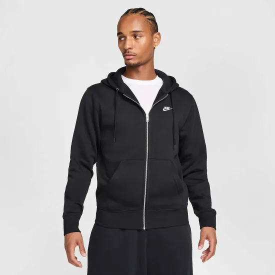 Poleron Hombre Club BB FZ Hoodie Negro Nike