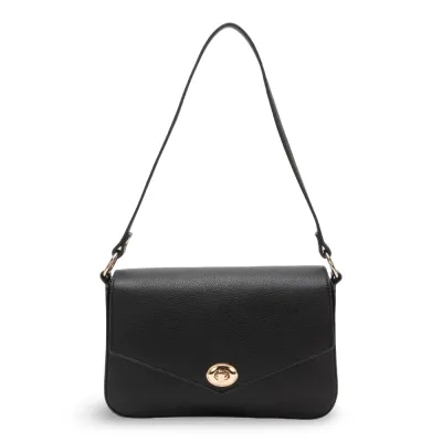 Cartera Retro con Tapa Aligator Negro CAR3574 Gacel