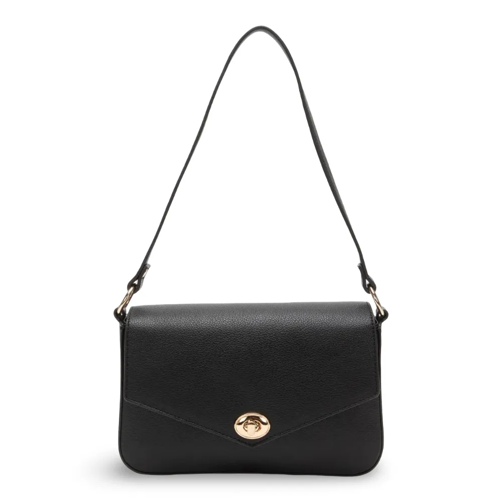 Cartera Retro con Tapa Aligator Negro CAR3574 Gacel