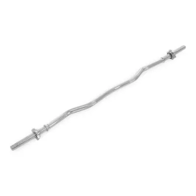 Barra W Cromada para Pesas Torpedo