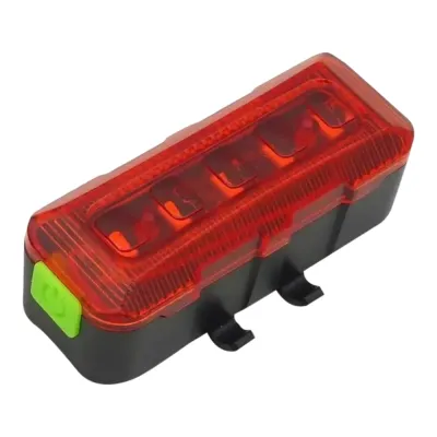 Luz Trasera Bicicleta Led A Pila Y 4 Efectos De Luz